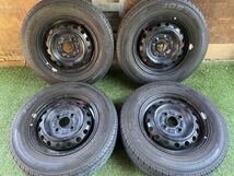 145/80R12 80/78N LT YOKOHAMA 2021年製　4本12x4J ハブ系やく　54mm 軽トラ　軽バン等　_画像1