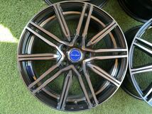 EURO SPORT 17x6.5J ET ＋52 PCD 114.3 5H ハブ系やく　73mm_画像4