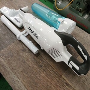 【中古現状品】Makita　マキタ　CL281FDZCW　18V　カプセル式　ワンタッチスイッチ　サイクロンクリーナー