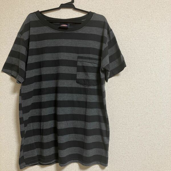 新品　Goodwear グッドウェア　ボーダーポケットTシャツ　M 半袖Tシャツ USA製