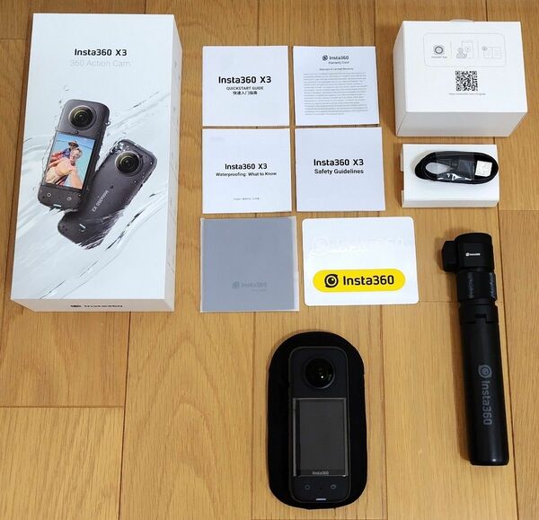 【美品 2024年2月購入】Insta360 X3 ＆ バレットタイム三脚ハンドルセット