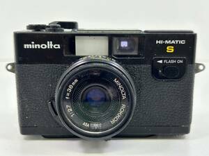 S0603-617 1728【1円スタート】 カメラレンズ　ミノルタ　minolta　HI-MATIC S　ROKKOR 1：2.7　f=38mm