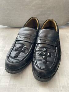  заклепки черный Loafer чёрный туфли без застежки платье обувь 29cm