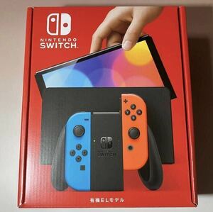 [ new goods unopened ] nintendo Nintendo Switch( have machine EL model ) Nintendo switch Joy-Con(L)/(R) neon blue neon red body new model 