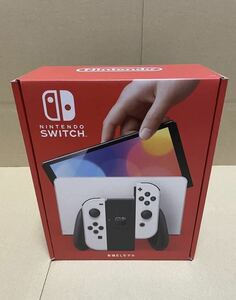 【新品未開封】任天堂 Nintendo Switch(有機ELモデル) ニンテンドースイッチ Joy-Con(L)/(R) ホワイト 本体 新型