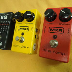  MXR Dyna Comp ダイナコンプ/ MXR Distortion+/ MXR SIX BAND EQ／ 動作確認 良好の画像2