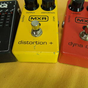  MXR Dyna Comp ダイナコンプ/ MXR Distortion+/ MXR SIX BAND EQ／ 動作確認 良好の画像6