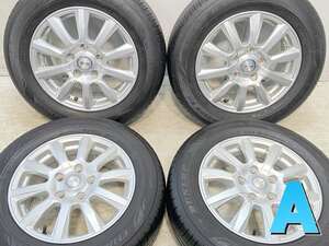 中古タイヤ サマータイヤ ホイールセット 4本セット 195/65R15 　 JOKER 15x6.0 53 114.3-5穴 ダンロップ エナセーブ EC300+