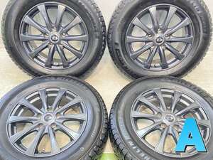 中古タイヤ スタッドレスタイヤ ホイールセット 4本セット 215/65R16 　 EX 16x6.5 38 114.3-5穴 ミシュラン X-ICE SNOW