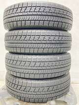 中古タイヤ スタッドレスタイヤ 4本セット 155/65R14 ブリヂストン ブリザック VRX_画像1