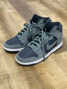 【1円スタート】28cm NIKE DUNK HIGH "ARMORY NAVY AND MINERAL SLATE" DQ7679-400