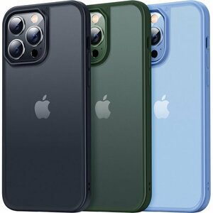 本体の色・4色 CASEKOO iPhone13 Pr ン 13 プロ用 6.1 インチ ケース マットブラック 930