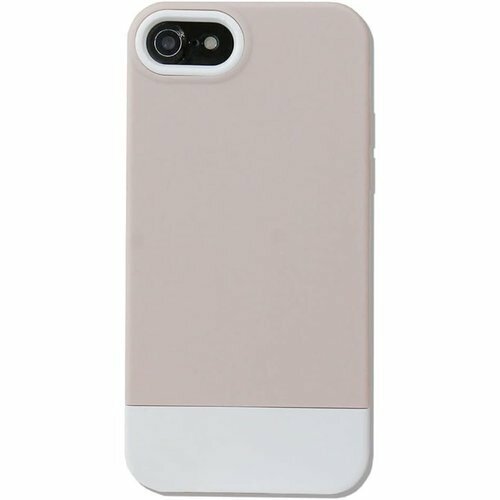 MRLab iPhone SE3 ケース SE2/8/ かわいい 韓流 ツートン カラー バイカラー Pink 1126