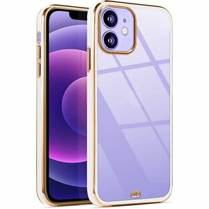 iPhone12 mini ケース クリア スマホケー ース TPU バンパー アイフォン12mini ホワイト 1447