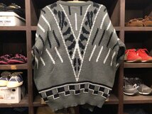70’S MADE IN FRANCE CHEMISE LACOSTE KNIT SWEATER SIZE M フランス製 シュミーズ ラコステ ニット セーター レザー_画像2