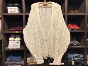 90’S ビックサイズ MADE IN USA DOVER PARK COTTON KNIT CARDIGAN SIZE XL アメリカ製 ドーバー パーク コットン ニット カーディガン