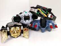 仮面ライダー　変身ベルト　4点まとめて　ウィザード　フォーゼ　ジオウ　ゼロノスベルト　BANDAI　バンダイ　玩具　動作未確認　現状品_画像1