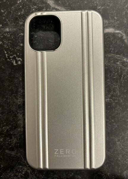 【美品】ゼロハリバートン　iPhone12 mini用ケース　中古ZERO HALLIBURTON カバー