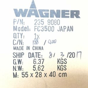 新品 WAGNER ワグナー FC3500 温風低圧塗装機セット 電動塗装機 電動工具 スプレーの画像9