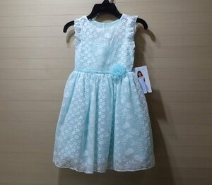 B593-1272205 展示品 Jona michelle ガールズ ドレス ワンピース US/4T JP/110㎝ 花柄 レース 女の子