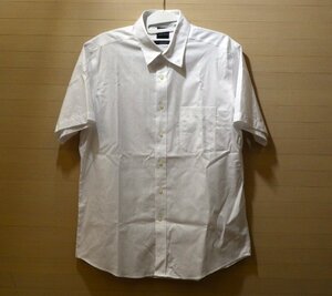 ｃ113-18100 USED美品 OXFORD NY ドレスシャツ 半袖 白US/L JP/XL