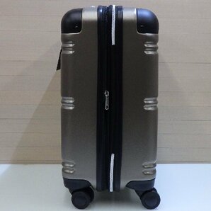 K790-51375 エース イグザクト ハードボディ スーツケース 機内持ち込み38-46Lサイズ 0522108 ブロンズ 荷室拡張機能付 TSA対応 旅行の画像3