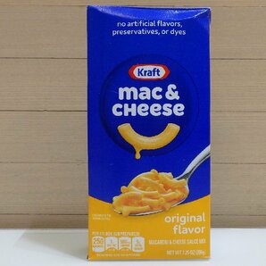 K737-170779 賞味期限2024/5/19 KRAFT クラフト macaroni&cheese チーズソース付 マカロニ 206g×6パックの画像3