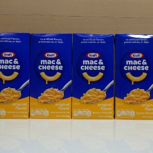 K737-170779 賞味期限2024/5/19 KRAFT クラフト macaroni&cheese チーズソース付 マカロニ 206g×6パックの画像1