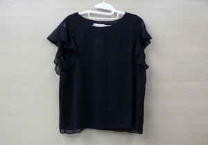 r307-38922 フィーバーFLUTTER Tシャツ レディース 半袖 ブラック 黒色 US/L JP/XL ポリエステル100%