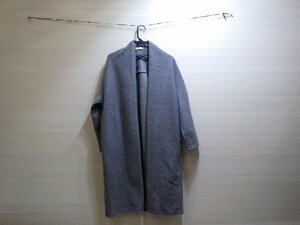 T187-32155 格安498円スタート!! 中古品 REMZEL LONG Knit レディース ロング ニット コート カーキ US/L JP/XL ボタンレス