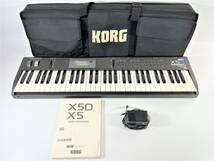 KORG コルグ X5D シンセサイザー ソフトケース付属●R601188_画像2