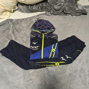 MIZUNO ＮーＸＴ ウォームアップシャツ＆パンツ スポーツウェア　ネイビー