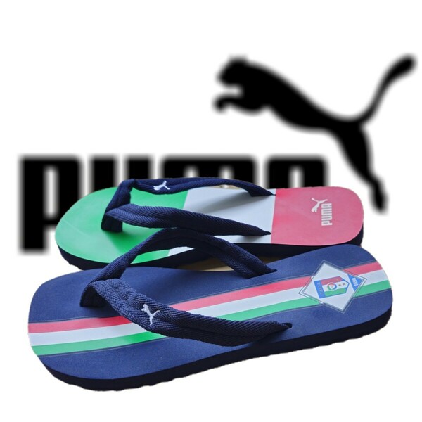 【送料無料】【美品】プーマ Puma サッカー イタリア代表 ビーチサンダル