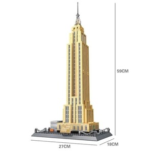 ☆最安値☆ レゴ 互換 エンパイアステートビル ニューヨーク 1995ピース アーキテクチャー ジオラマ 世界遺産 建物 置物 LEGO規格