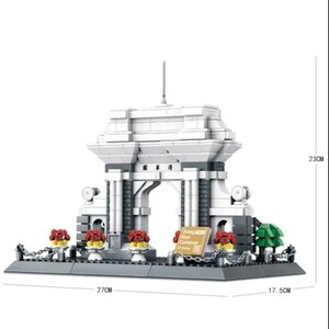 ☆最安値☆ レゴ 互換 清華大学 中国 北京 586ピース アーキテクチャー ジオラマ 世界遺産 建物 模型 置物 LEGO規格