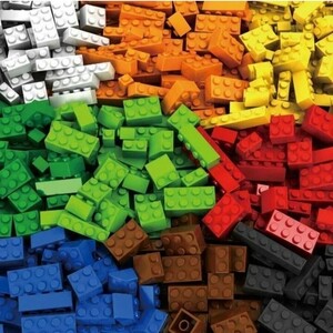 * the lowest price * Lego interchangeable basis block large amount 500 piece set parts basic set 500 piece 