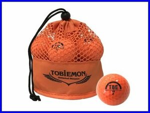 ■新品 TOBIEMON ゴルフボール【12個】飛びにこだわった2ピースボール オレンジ