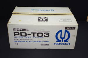 pioneer PD-T03 コンパクトディスクプレーヤー　GOLD　美品