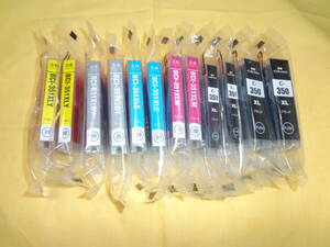 * free shipping *12 color set *Canon PIXUS interchangeable ink BCI-351XL+350XL pigment /6MP MG6330 MG6530 MG6730 MG7130 MG7530F MG7530 etc. 