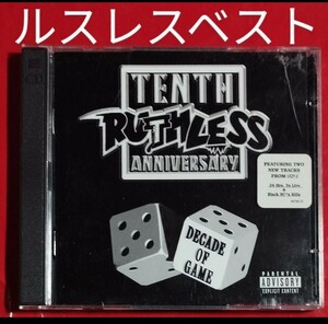 RUTHLESS RECORDS TENTH ANNIVERSARY/DECADE OF THE GAME eazy-e dr.dre COMPTON コンプトン ロサンゼルス ギャングスタラップ G-RAP