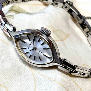 アンティーク☆レトロなSEIKO SOLAR 手巻きレディース腕時計☆稼働品