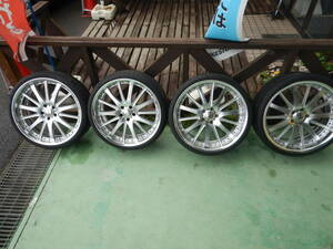 ＷＡＬＤアルミホイールタイヤ４本セット２４５/３０Ｒ２２ファルケン　レクサスＬＳ