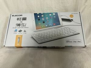 【未使用】ELECOMエレコム有線キーボード/軽量×薄型 TK-LCP01WHマルチファンクションキー