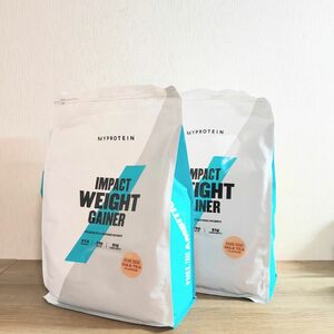 【おまけ付き】 ウエイトゲイナー 2.5kg ×2個セット 黒糖ミルクティー MYPROTEIN ウェイトゲイナー