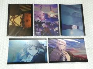 劇場版 Fate/stay night Heaven's Feel ヴィジュアルコレクション 5枚セット☆未使用品☆即決☆セイバー イリヤスフィール ポストカード