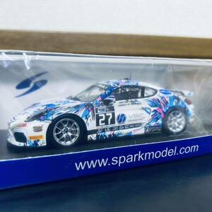 1/43 スパーク ポルシェ 981 ケイマン GT4 #27 IMSA パフォーマンス FFSA GT 2018 spark フランス ナショナルモデル　300台限定