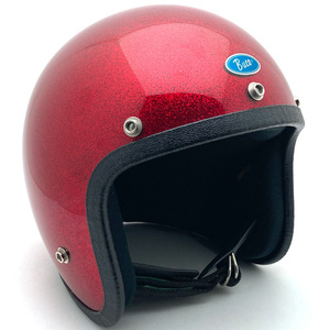 送料無料 Dead Stock 新品 箱付 BUCO RED METALFLAKE 58cm/赤ラメレッドビンテージヘルメットハーレーチョッパーバイクベビーブコbaby70s