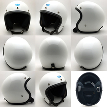 送料無料 Dead Stock 新品 箱付 BUCO ENDURO WHITE 56cm/白デッドストックnosビンテージヘルメットsmall bucoスモールブコ70sblue line gt_画像2