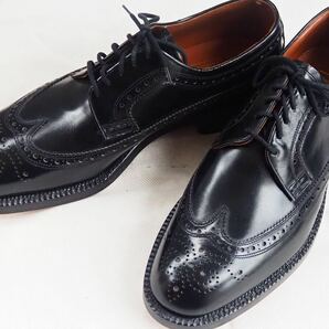 90s BARKER Black Long Wing Tip バーカー ブラック ロングウイングチップ