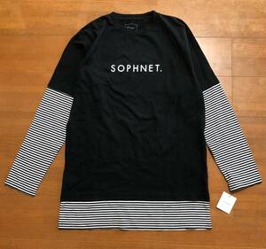SOPHNET FAKE BORDER LAYERD Long Sleeve T-Shirt ソフネット ボーダーレイヤードTシャツ ロングスリーブシャツ 新品未使用 ロンTEE 